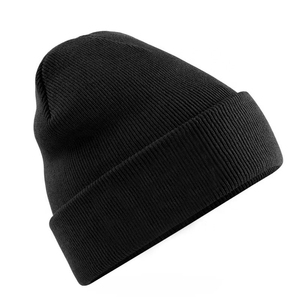 Hat Solid Color Casual <b>Winter</b> <b>Cap</b> 100% Acrylic Computer Knitted Ribbed Design Adult Size 56-58CM - Product Image 2