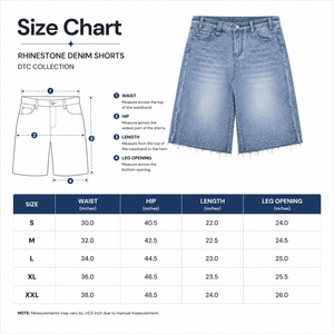 Short en jean taille haute pour femme, style Y2K, orné de strass et de perles de cristal, coupe Bermuda, ourlet brut, streetwear, en denim bleu déchiré - Product Image 6