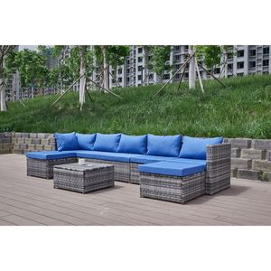 Divano da Patio con Cuscini Confortevoli per Arredamento da Esterno - Product Image 2