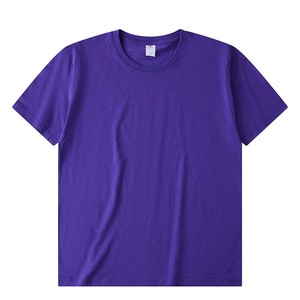Camiseta Básica de Verano de Manga Corta de Algodón de Color Caramelo con Logotipo Personalizado Bordado OEM a Precio de Fábrica en China - Product Image 4
