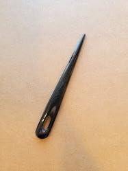 Aiguille en corne naturelle artisanale, finition lisse pour le tricot et la couture, aiguille en corne de buffle personnalisée, écologique - Product Image 5