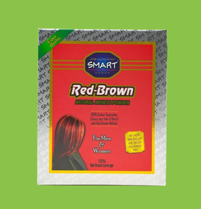 SMART Polvo de Henna Herbal Rojo Marrón para Cabello y Barba, Color Natural para Hombres y Mujeres, 100% Halal, Fabricante OEM - Product Image 3
