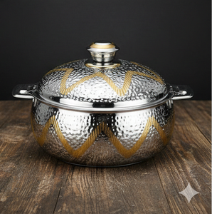 Cacerola de Acero Inoxidable Cómoda para Servir, Diseñada para Reuniones Familiares, Permite la Rotación en Mesas Grandes, Olla Caliente al por Mayor - Product Image 2