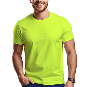 T-shirt tendance pour homme en mélange de coton, confortable, élégant, décontracté, respirant, mode estivale urbaine, coupe classique et soldes - Product Image 5