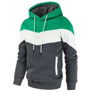 Sweat-shirts à capuche unisexes surdimensionnés de haute qualité, imprimés numériquement et brodés, avec logo personnalisé, en tissu polaire épais en coton avec poche - Product Image 1