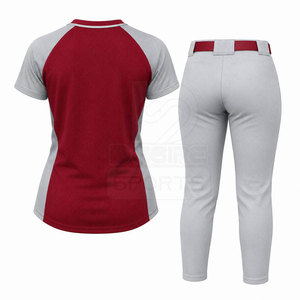 Ropa Deportiva, Uniforme de Softbol 100% Poliéster, Impresión de Logotipo Personalizado para Mujer, Ligero, Transpirable, de Secado Rápido - Product Image 2