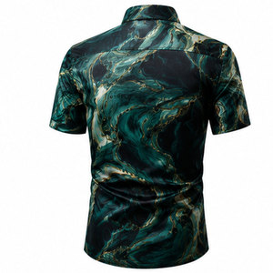Stylish Men's <b>Geometric</b> Printed <b>Shirt</b> with Soft Fabric, Long Lasting Colors, Regular Fit for Office, Travel and Daily Wear - Product Image 2