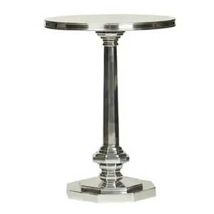 Modern Minimalist White Spindle <b>Side</b> <b>Table</b> <b>Round</b> Wooden Accent <b>Table</b> with Carved Pedestal Base for Nordic Living Room Bedroom - Product Image 2