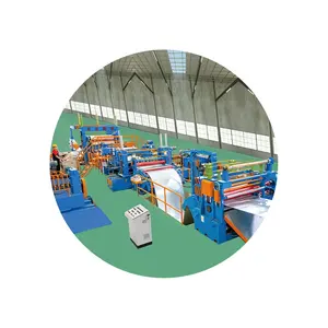 Factory supply full automatic coil slitting line machine Belt tension force group metal steel coils slitting line