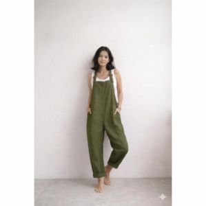 Custom Women's Line Casual Summer Jumpsuits Sleeveless - Product Image 3
