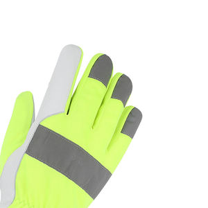 Gants de sport en cuir personnalisés, design divisé, doigts complets, respirants, écologiques, compatibles écran tactile - Product Image 6