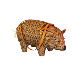 Wholesale Creative Rattan Storage <b>Basket</b> Novelty Pegasus Unicorn Shaped Decorative Woven <b>Basket</b> for Fashion and Home Decor - Product Image 1