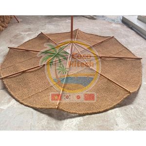 Parasol en fibre de coco naturelle personnalisé pour la plage, les hôtels, les patios et les événements en plein air - Product Image 4