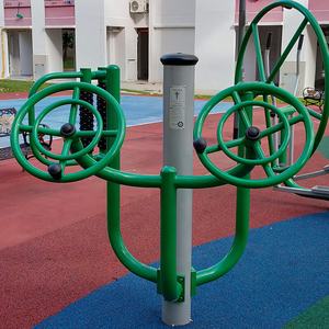 Estación de Gimnasio para Ejercicio al Aire Libre GYX Sports SW-A10+A31 con Masajeador de Cintura y Espalda, Estructura de Acero con Recubrimiento en Polvo, 2 Unidades - Product Image 5