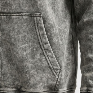 Custom Puff Print Logo Streetwear Vintage <b>Oversized</b> Two Piece <b>Jogger</b> Set Acid Wash Tracksuit Men Customized Color Suit - Product Image 5