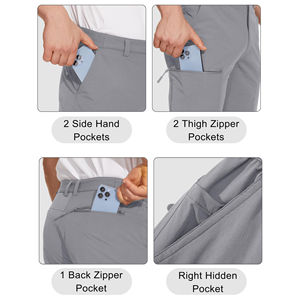 กางเกงผู้ชายแบบลำลองผ้าฝ้าย ผลิตตามสั่ง ขายส่ง กางเกงลำลองผู้ชาย - Product Image 4