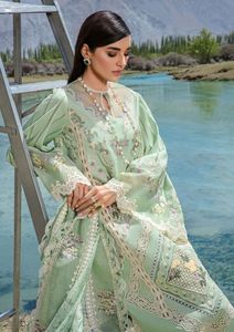 Salwar Kameez Premium con Bordado Floral, Corte Ajustado, para Verano e Invierno, Casual, para Fiestas, Festivales, Bodas, Estilo Étnico, Largo hasta la Rodilla - Product Image 4