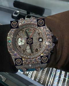 Relojes Mecánicos Automáticos de Lujo con GPS, Esfera con Indicadores, Moissanita VVS, Correa de Acero Inoxidable de 10 Bar - Product Image 1