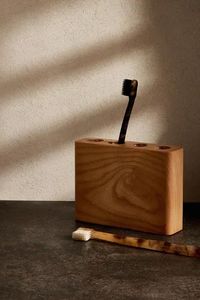 Soporte de madera para cepillos de dientes al por mayor para organizadores de baño, fabricantes, proveedores y compradores de marca privada - Product Image 5