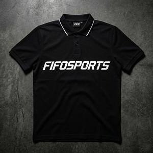 T-shirt Homme Noir Personnalisé OEM de Haute Qualité en Tissu Piqué, Style Streetwear Futuriste Décontracté, 100% Coton - Product Image 4