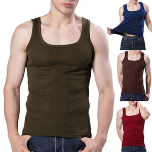 Camiseta sin mangas personalizada para hombre, de algodón transpirable, para fitness, culturismo, estilo casual con bordado. - Product Image 4