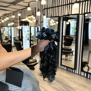 Paquetes de armadura de cabello crudo indio Virgen sin procesar de 40 pulgadas Extensiones de cabello humano indio recto de cutícula brasileña - Product Image 1