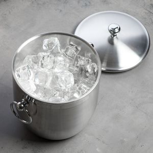 Elegante Cubitera Metálica con Asas Laterales para Restaurante, Hotel, Bar, Fiestas, Servicio de Bebidas - Product Image 4