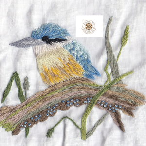 Scène de nid d'abeille, la broderie délicate transmet une chaleur familiale douce et confortable. - Product Image 1