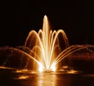 Fontaine flottante moderne de luxe pour petit bassin, installation facile, construction en acier inoxydable, fonction musicale et jets d'eau dansants pour jardin - Product Image 2