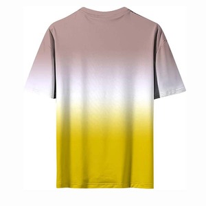 เสื้อยืดผู้ชายผ้าเทอร์รี่พิมพ์ลายนูน โพลีเอสเตอร์/คอตตอนผสม แห้งเร็ว สไตล์ลำลองสำหรับฤดูใบไม้ผลิ ปรับแต่งได้ตามต้องการ - Product Image 3