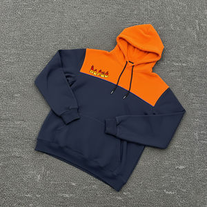 Sudaderas de Invierno de Alta Calidad para Hombre, 100% Algodón, Felpa, Corte Holgado, Color Sólido, Logotipo Bordado Personalizado - Product Image 1