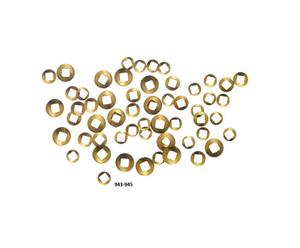 Rondelle en laiton de haute qualité, carrée et ronde, outil de fabrication de bijoux de luxe et meilleur produit au prix de gros le plus bas - Product Image 1