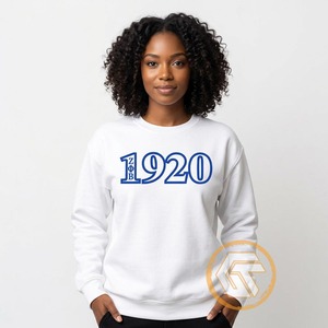 เสื้อสเวตเชิ้ตคอกลมทรงปกติสำหรับผู้หญิง Zeta Phi Beta แบบปักลาย ดีไซน์ล่าสุดสำหรับฤดูหนาว ผลิตตามสั่งขายส่ง - Product Image 2