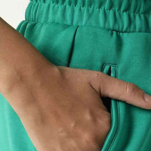 Pantalon de survêtement évasé pour femme, élégant, taille haute, jambe large, tissu confortable pour un usage quotidien - Product Image 5