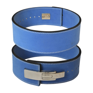 Power Lifting Cowhide Lever Pro Belt Electroplated Steel Buckle <b>Back</b> <b>Support</b> Adjustable Elasticity Breathable Weight Lifting - Product Image 1