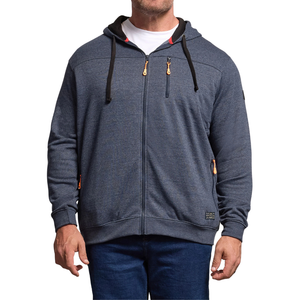 Sweat-shirt à capuche pour homme en tissu tricoté confortable, anti-rétrécissement, polyester/coton, grande taille, vente en gros - Product Image 5