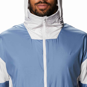 Veste streetwear hip-hop pour homme, veste à blocs de couleur, patchwork, double fermeture éclair, coupe-vent, veste oversize - Product Image 5