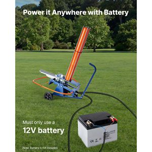 Lanzador Automático de Arcas de Arcilla sobre Ruedas, Alcance de 55+ Yardas, Lanzador de Arcas con Ángulo Ajustable, Capacidad para 75-80 Arcas para Entrenamiento - Product Image 6