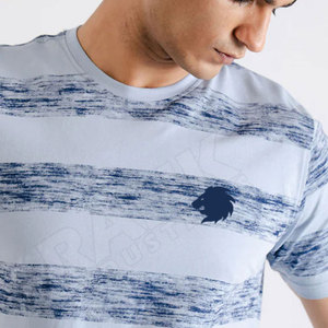 เสื้อยืดผู้ชายพรีเมียมแบรนด์ส่วนตัว ราคาถูก ผ้าฝ้าย 100% ทรงหลวม พิมพ์ลาย - Product Image 6