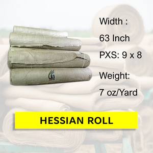 Tela de arpillera 63 pulgadas de ancho 7oz arpillera rollo ecológico yute fabricante de tela al por mayor Goodman Global Bangladesh - Product Image 2