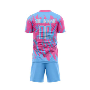 Vente directe d'usine : uniformes de football personnalisés pour équipes de club, grandes tailles, avec nom et logo. - Product Image 3