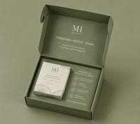 Boîte cadeau de luxe pour crème pour les yeux avec logo personnalisé, étanche, fermeture magnétique, emballage écologique, texture gaufrée, doublure en éponge