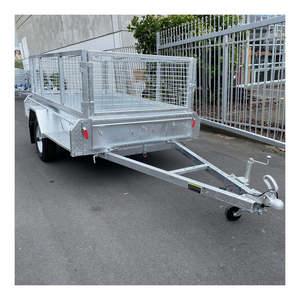 Remolque de Jaula Abierta Espacioso, Malla Metálica Resistente, Ejes de Alta Resistencia, Suelo Duradero, Equipo de Alta Productividad para Uso Agrícola e Industrial - Product Image 1