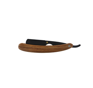 Professional Folding Manual Shaving <b>Razor</b> Stainless Steel <b>Blade</b> Wooden Handle <b>Single</b> <b>Blade</b> Reusable Personal Grooming Tool - Product Image 5