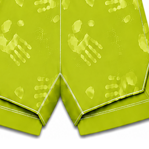 Lime Green <b>White</b> <b>Swim</b> <b>Shorts</b> Lightweight Quick Dry Breathable Drawstring Waist Training Performance Athletic Swimming Sportswear - Product Image 5