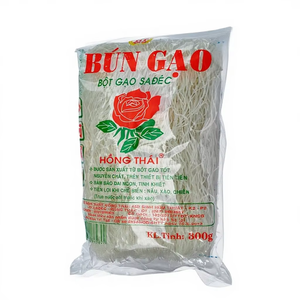 Hong Thai Sa Dec Premium, Fideos de Arroz Secos 100% Vietnamitas, Artesanía de Aldea, Bolsa de 400g, Vida Útil de 12 Meses - Product Image 1
