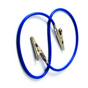 Professional Dental Silicone <b>Bib</b> <b>Clip</b> Holder Blue Color Napkin Crocodile <b>Clip</b> Reusable Patient <b>Bib</b> Fastener Stainless Steel - Product Image 2