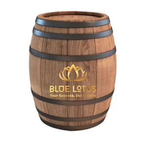 Barils de vieillissement de bière en bois artisanaux durables de haute qualité, de qualité alimentaire, hermétiques, Blue Lotus Farm 10L-200L - Product Image 1