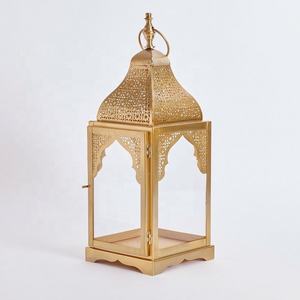 เชิงเทียนโลหะสีทองดีไซน์พิเศษสำหรับรอมฎอนปี 2026 สำหรับตกแต่งโต๊ะและพื้น - Product Image 6