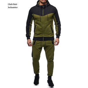 ชุดวอร์มผ้าฝ้ายสำหรับฤดูหนาว ทรงปกติ สั่งพิมพ์ลายได้ตามต้องการ ชุดกีฬาผู้ชาย พิมพ์โลโก้ผ้าฝ้ายตามสั่ง สำหรับการฝึกซ้อมในฤดูหนาว - Product Image 1